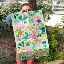 My Activity Pouch - Giant Glitter Poster Fantastic Birds