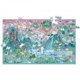 Giant Search and Find Puzzle - 500 pcs - Unicorns