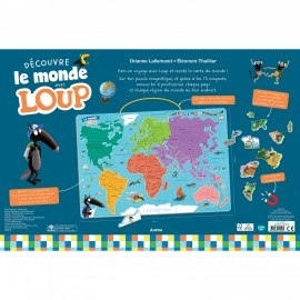 My Magnetic World Map Puzzle - Discovering the World with Loup