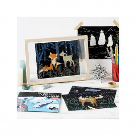 My Scratch Art Cards - Winter