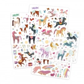 200 Stickers - Unicorns and Horses