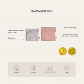 Reusable Sandwich Bags - Set of 2 - Vehicles