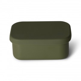 Mini Stainless Steel Snackbox with Silicone Lid - Green