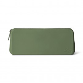 Silicone Cutlery Set with Pouch - Green