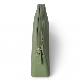 Silicone Cutlery Set with Pouch - Green