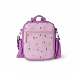 Insulated Lunchbag Backpack - Stormy Unicorn