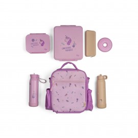 Insulated Lunchbag Backpack - Stormy Unicorn
