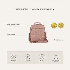 Insulated Lunchbag Backpack - Stormy Unicorn