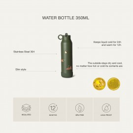 Medium Water Bottle 500 ml - Stormy Unicorn