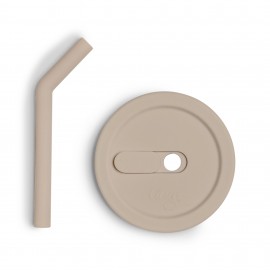 Silicone Cup Cover Lid - Beige