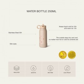 Mini Water Bottle 250 ml - Flowers