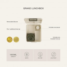 Grand Lunchbox - Dino Green