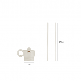Replacement Straws and Lids - Cream