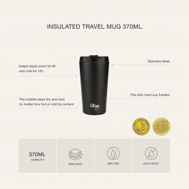 Travel Mug 370 ml - Navy Blue