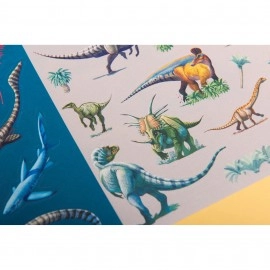 Dinos - Creative Stickers - Arts and Crafts - Set 6 Pcs