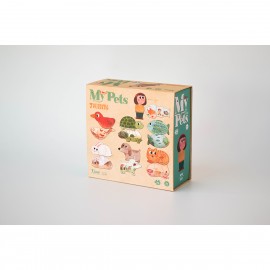 I Love My Pets - 21 pcs - Shape and Reversible Puzzle