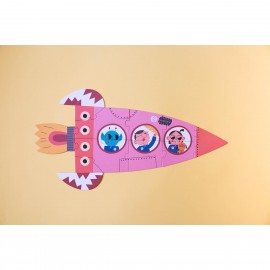Valentina in Space - 2+3+4+5+10 pcs - Glow in the Dark Puzzle