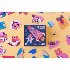 Valentina in Space - 2+3+4+5+10 pcs - Glow in the Dark Puzzle