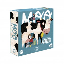 Moo - 36 pcs - Animals Puzzle