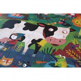 Moo - 36 pcs - Animals Puzzle