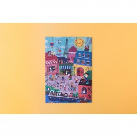 Paris Night & Day - 36 pcs - Reversible Puzzle