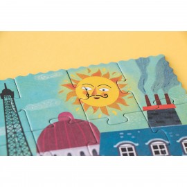 Paris Night & Day - 36 pcs - Reversible Puzzle