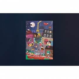 Paris Night & Day - 36 pcs - Reversible Puzzle
