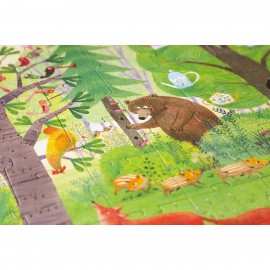 Night and Day In the Foret - 54 pcs - Reversible Puzzle