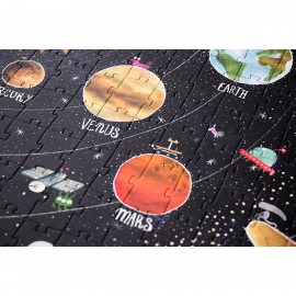 Discover the Planets - 200 pcs - Glow In the Dark Puzzle