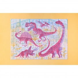 Discover The Dinosaurs Puzzle With 2 Magic Glasses - 200 pcs
