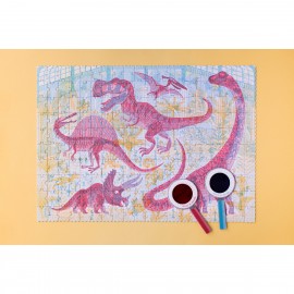 Discover The Dinosaurs Puzzle With 2 Magic Glasses - 200 pcs