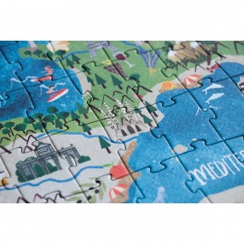 Discover Europe - 200 pcs - Look and Find Puzzle