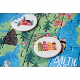 Discover Europe - 200 pcs - Look and Find Puzzle