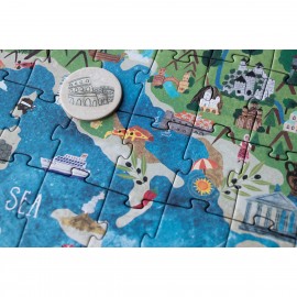 Discover Europe - 200 pcs - Look and Find Puzzle