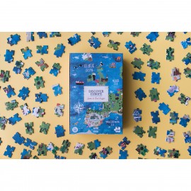 Discover Europe - 200 pcs - Look and Find Puzzle