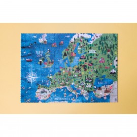 Discover Europe - 200 pcs - Look and Find Puzzle