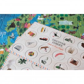 Discover Europe - 200 pcs - Look and Find Puzzle