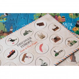 Discover Europe - 200 pcs - Look and Find Puzzle