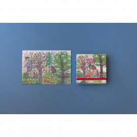 Night & Day in the Forest - 100 pcs - Reversible Pocket Puzzle
