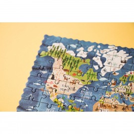 Discover The Worlds - 100 pcs - Pocket Puzzle