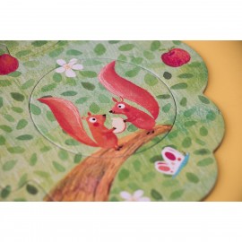 Mon Petit Pommier - 20 pcs - Insert and Reversible Puzzle