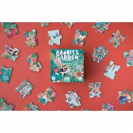Rabbit's Garden - 24 pcs - Look and Find Puzzle