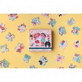 Cats and Dogs - Reversible Pocket Puzzle