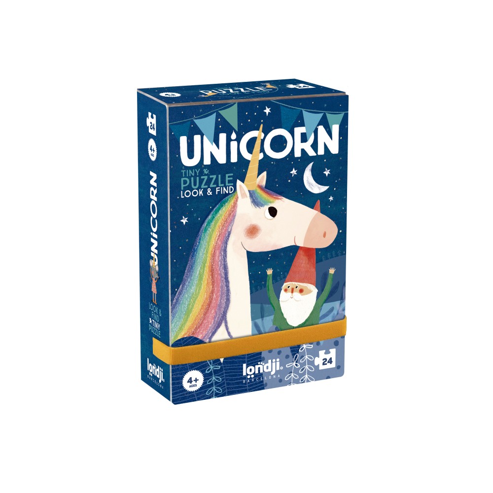 Tiny Puzzles - Look and Find - 24 pcs - Unicorn