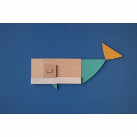 The Fox & the Mouse - Wooden Animal Construction Game