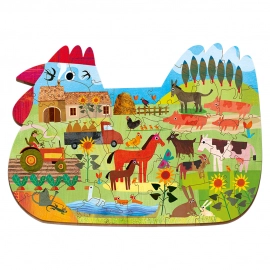 Woody Puzzle - The Farm