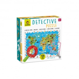 Detective Puzzle - Animal Map of the World