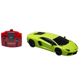Lamborghini Aventador Coupe - Green/Orange - Scale 1:24