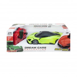 McLaren 765LT - Orange/Green - Scale 1:24