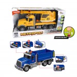 Metropoli - Construction Site Vehicles with Lights, Sound and Pump Function Set - 2 pcs